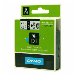 Ταινία Ετικετογράφου Dymo Standard 40910 9 mm x 7 m (Μαύρα Γράμματα σε Διάφανο Φόντο) (Dymo40910)
