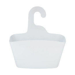 Θηκη Οργανωσης Μπανιου Κρεμαστη 24x7x25cm Λευκη