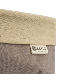 Estia Καλαθι Οργανωσης Fjord με Εσωτερικη Επενδυση 25x15x10cm Driftwood