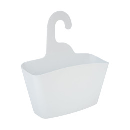 Θηκη Οργανωσης Μπανιου Κρεμαστη 24x7x25cm Λευκη