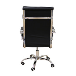 A9953 ΜΑΥΡΟ PU ΠΟΛΥΘΡΟΝΑ ΓΡΑΦΕΙΟΥ 59Χ62Χ48-99/57-108εκ.