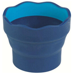 Πτυσσόμενο Ποτηράκι Καθαρισμού Πινέλων Faber-Castell Clic & Go Μπλε 181510