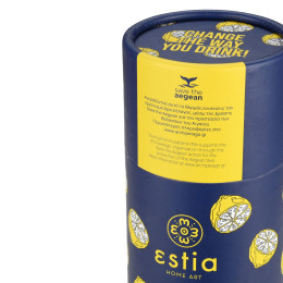 Estia Θερμος Travel Flask Save the Aegean 500ml Citrus Infusion