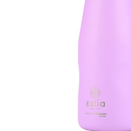 Estia Θερμος Travel Flask Save the Aegean 350ml Lavender Purple