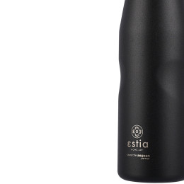 Estia Θερμος Travel Flask Save the Aegean 750ml Midnight Black