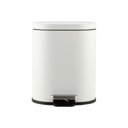 Estia Χαρτοδοχειο Μπανιου Ovoid Soft Close 6lt Λευκο