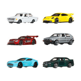 Mattel hot Wheels: Silver Series - Euro Style set of 6 1:64 (Jlb25)