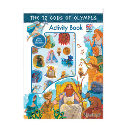 Οι 12 Θεοί του Ολύμπου - Βιβλίο Δραστηριοτήτων με Puffy Αυτοκόλλητα (Αγγλικά)