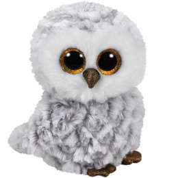 TY Beanie Boos Owlette Χνουδωτό Κουκουβάγια Λευκό 15εκ