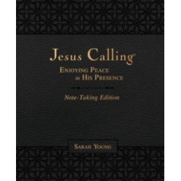 Jesus Calling Note-Taking Edition, Leathersoft, Black, With Full Scriptures