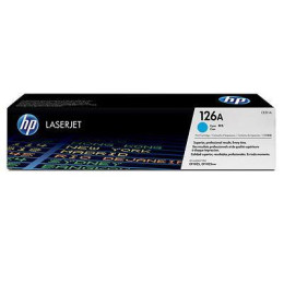Toner Laser hp lj Color Cp1025 126a Cyan - 1k pgs