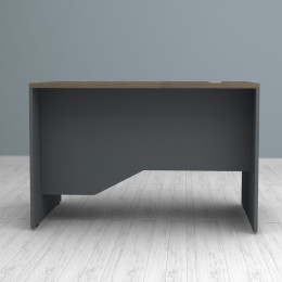 Γραφείο Επαγγελματικό Venturo Megapap Χρώμα Ανθρακί - Καρυδί 120x80x75εκ.