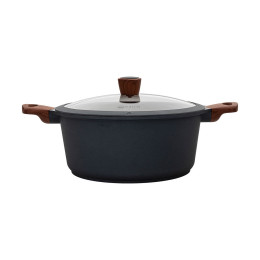 Estia Κατσαρολα Stone Αντικολλητικη Χυτου Αλουμινιου 28cm 6.7lt