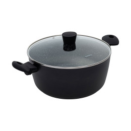 Estia Κατσαρολα Magma Αντικολλητικη Πρεσσαριστου Αλουμινιου 28cm 6.8lt