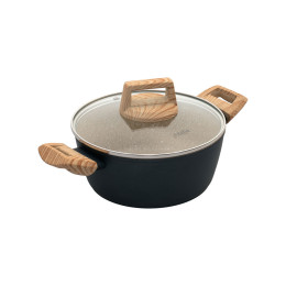 Estia Κατσαρολα Earth Αντικολλητικη Πρεσσαριστου Αλουμινιου 20cm 2.3lt