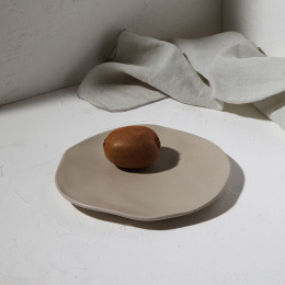 Estia Πιατο Ρηχο Mare Stoneware 22cm Vanilla