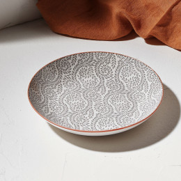 Estia Πιατο Βαθυ Vines Πορσελανινο 21cm