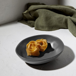 Estia Πιατο Βαθυ Mare Stoneware 22cm Graphite