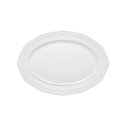 Estia Πιατελα Οβαλ Athénée Πορσελανινη Αναγλυφη 25cm White