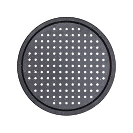 Ταψι Πιτσας Αντικολλητικο Ανθρακουχου Χαλυβα Τρυπητο 33cm