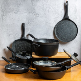 Estia Τηγανι Magma Αντικολλητικο Πρεσσαριστου Αλουμινιου 28cm