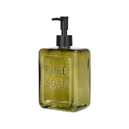 Estia Αντλια Σαπουνιου Pure Soap Γυαλινη 520ml Πρασινη