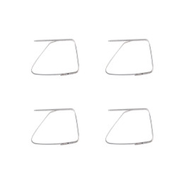 Κλιπ για Τραπεζομαντηλα Ανοξειδωτο 6x4cm 4τ.