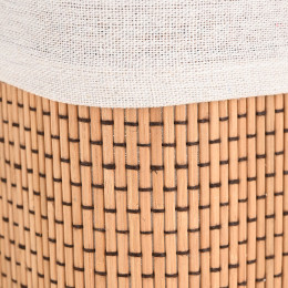 Estia Καλαθι Οργανωσης Bamboo Essentials me Επενδυση σετ 3τεμ. νεα Πλεξη