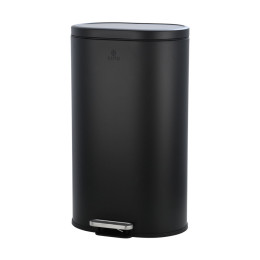 Estia Καδος Απορριματων Ovoid Soft Close 30lt Μαυρος