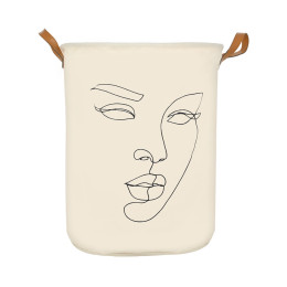 Καλαθι Απλυτων 60lt Πτυσσομενο με Χερουλια 40x40x50cm