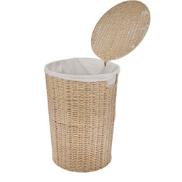 Estia Καλαθι Απλυτων Botanica 40x40x50cm me Εσωτερικη Επενδυση & Καπακι