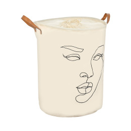 Καλαθι Απλυτων 60lt Πτυσσομενο με Χερουλια 40x40x50cm