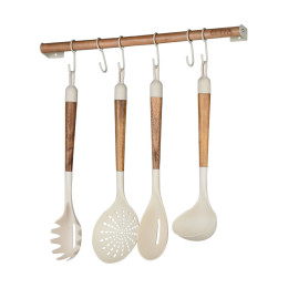 Estia Κρεμαστρα Κουζινας Allure Επιτοιχια με Γαντζους 6 Θεσεων