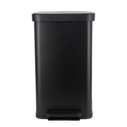 Estia Καδος Απορριματων Flatop Soft Close 70lt ματ Μαυρος