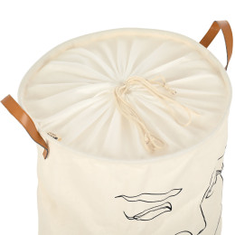 Καλαθι Απλυτων 60lt Πτυσσομενο με Χερουλια 40x40x50cm