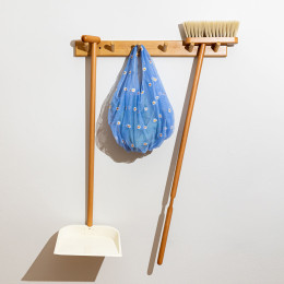 Estia Κρεμαστρα Τοιχου Bamboo 59x6x7cm 6 Θεσεων