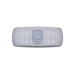 Estia Παγοθηκη Πλαστικη 14 Θεσεων με Καπακι Γκρι