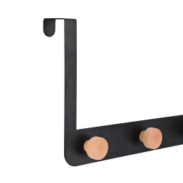 Estia Κρεμαστρα Πορτας Τριπλη Μεταλλικη Μαυρη