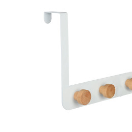 Estia Κρεμαστρα Πορτας Πενταπλη Μεταλλικη Λευκη