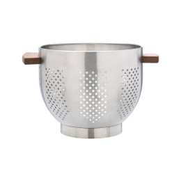 Estia Σουρωτηρι Allure Ζυμαρικων Ανοξειδωτο 22cm με Ξυλινες Λαβες