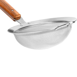 Estia Σουρωτηρι Ανοξειδωτο Allure 15cm me Ξυλινη Λαβη