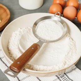 Estia Σουρωτηρι Ανοξειδωτο Allure 10cm me Ξυλινη Λαβη