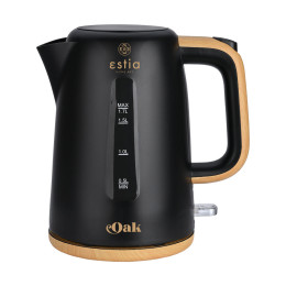 Estia Βραστηρας oak Πλαστικος 2200w 1.7lt Μαυρος