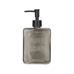 Estia Αντλια Σαπουνιου Pure Soap Γυαλινη 520ml Γκρι
