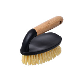 Estia Βουρτσα Καθαρισμου Πατωματος Χειρος Bamboo Essentials Black