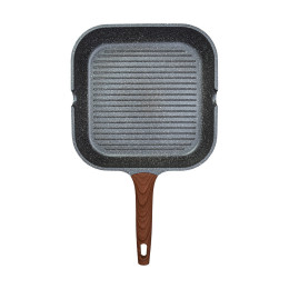 Estia Γκριλιερα Stone Αντικολλητικη Χυτου Αλουμινιου 28cm