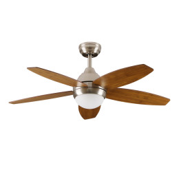 Estia Ανεμιστηρας Οροφης Celeste 111cm 70w με Αντιστρεψιμα Πτερυγια Μπεζ/καφε