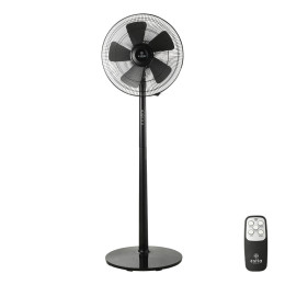 Estia Ανεμιστηρας Σταντ Επιδαπεδιος Levanto 40cm 55w Μαυρος με Τηλεχειριστηριο