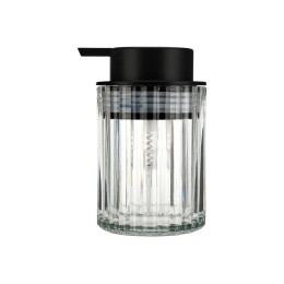 Estia Αντλια Σαπουνιου Alivio Γυαλινη Αναγλυφη 300ml 7.8x12.5cm Διαφανης