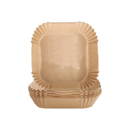 Estia Αντικολλητικο Χαρτι Ψησιματος για Φριτεζα Αερος σετ 100 τεμ Τετραγωνο 20x20cm